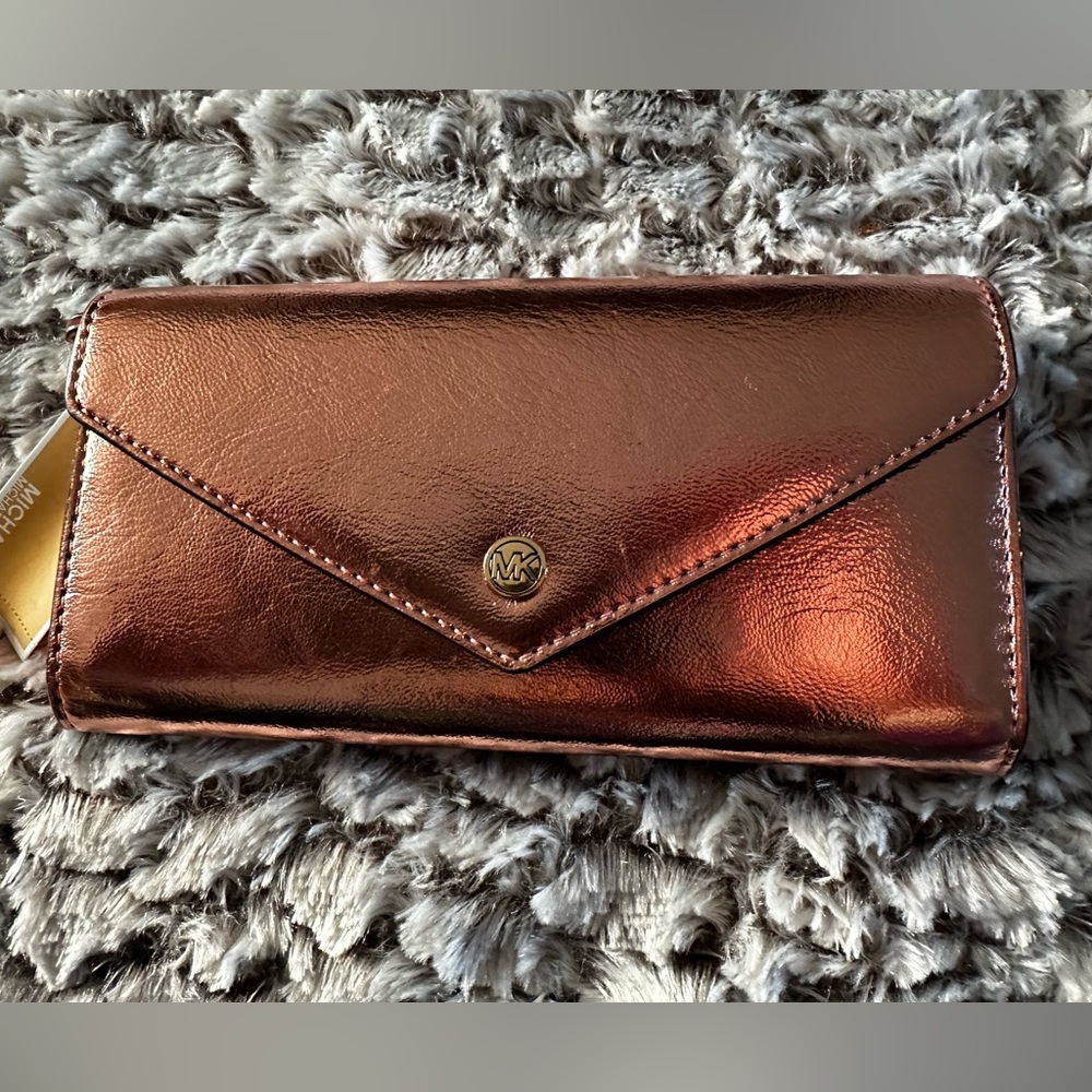 Jet Set Travel Large Patent Envelope Wallet